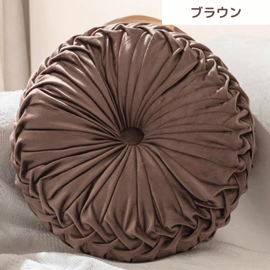 ギャザーベルベットクッション – CROWN HOME ギャザーベルベットクッション – CROWN HOME